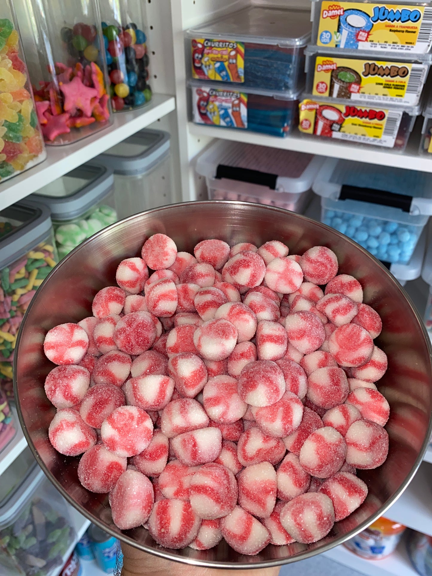 Bisous twist fraise sucrés