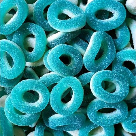 Anneaux Framboise sucrés