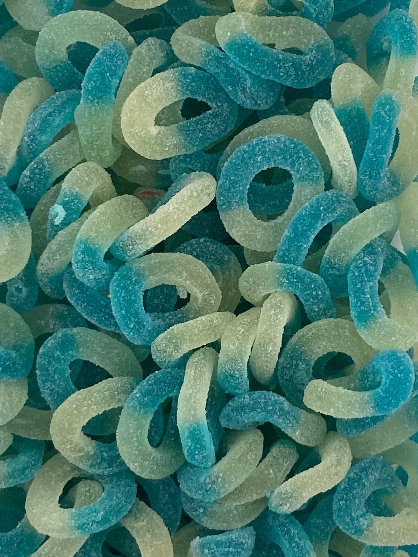 Anneaux de framboise sucrés