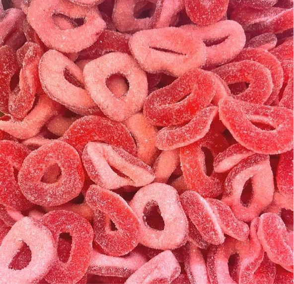 Anneaux Fraise sucrée