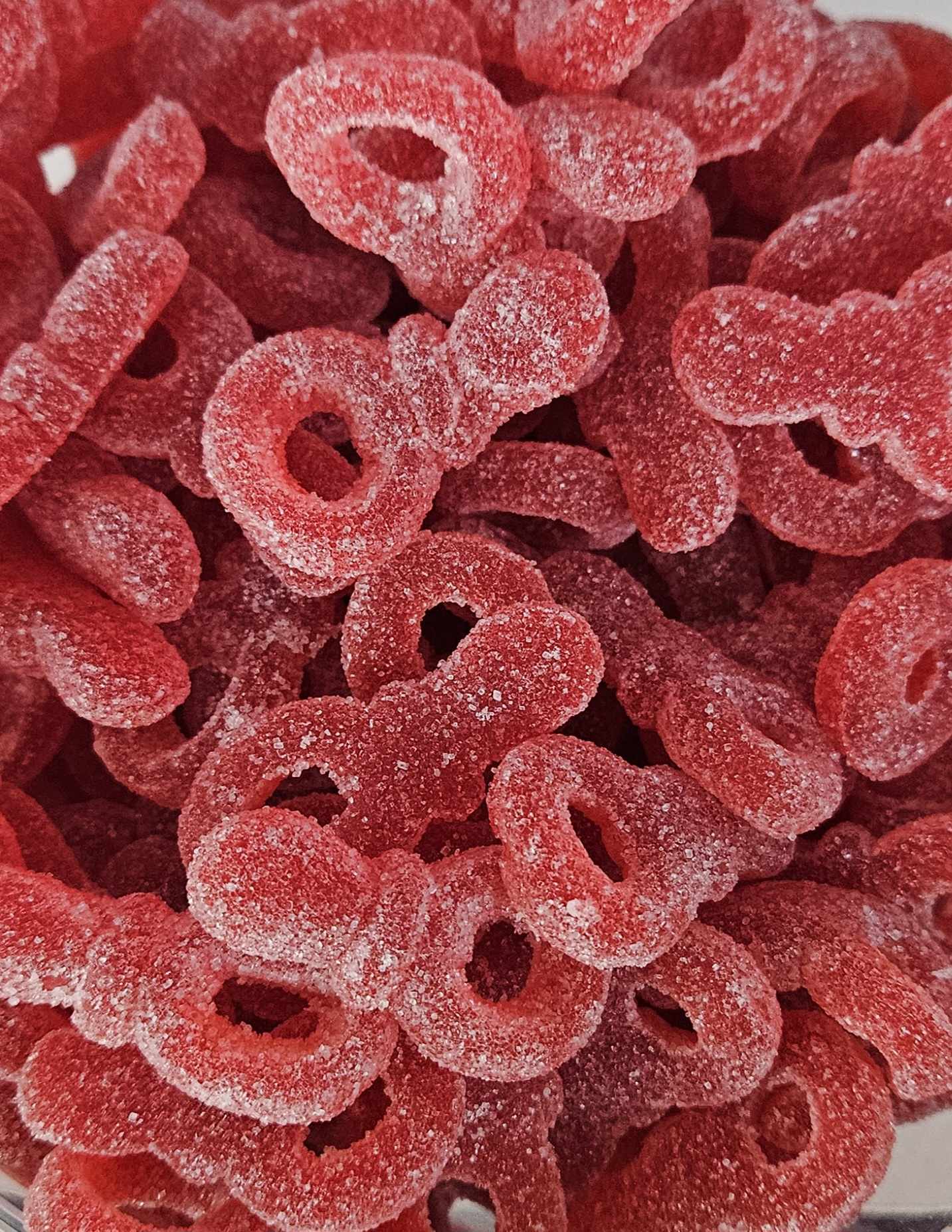 Tétine rouge sucrée