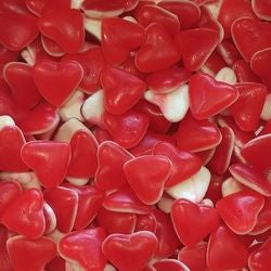 Cœur fraise crème lisse